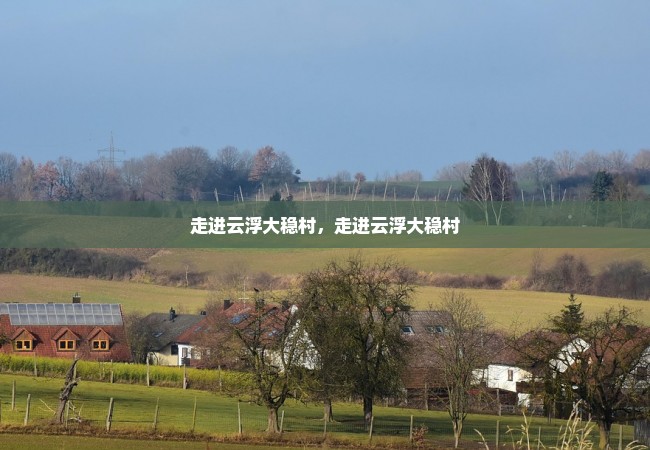 走进云浮大稳村，走进云浮大稳村